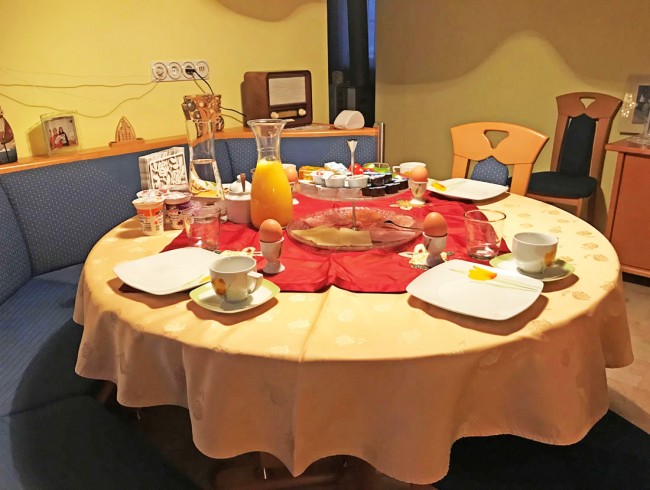Erweitertes Frühstück auf Wunsch buchbar