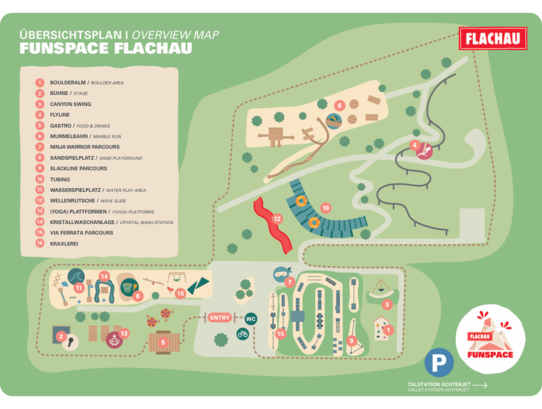 Fun Space Flachau Übersichtskarte